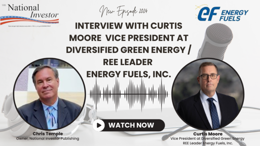 Tune in with Chris Temple as he interviews Curtis Moore, VP of Diversified Green Energy as they discuss the Russian Uranium Ban. This Is a thumbnail image linking to the Youtube Video.